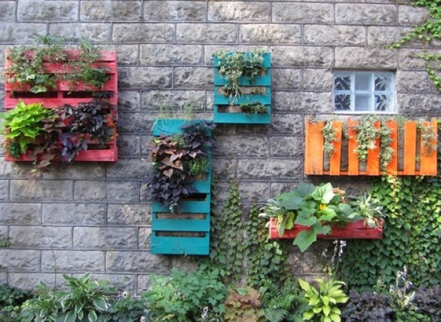 diy pallets garden