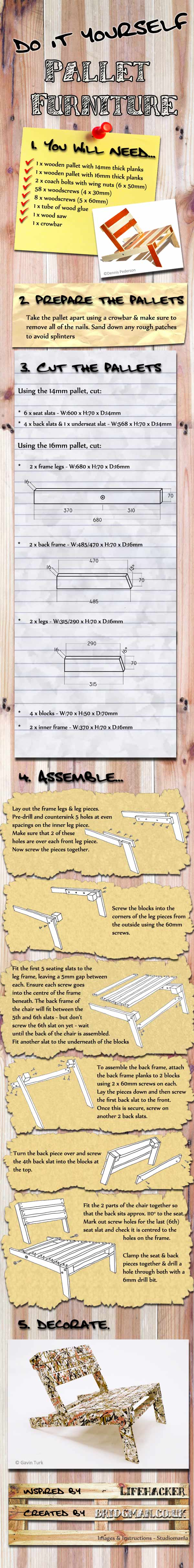 diy pallet furniture tutorial